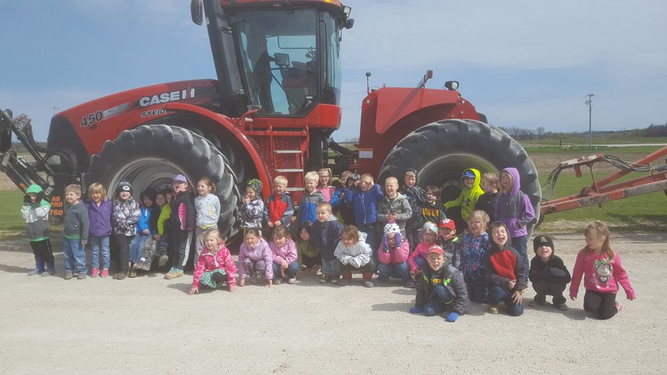 New Holstein, WI 4k students 